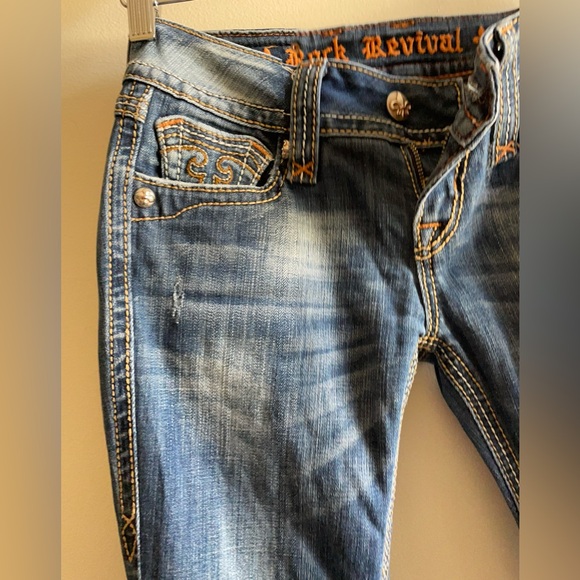 ROCK REVIVAL JEANS - Vintage. Straight leg / low rise. - Picture 3 of 9